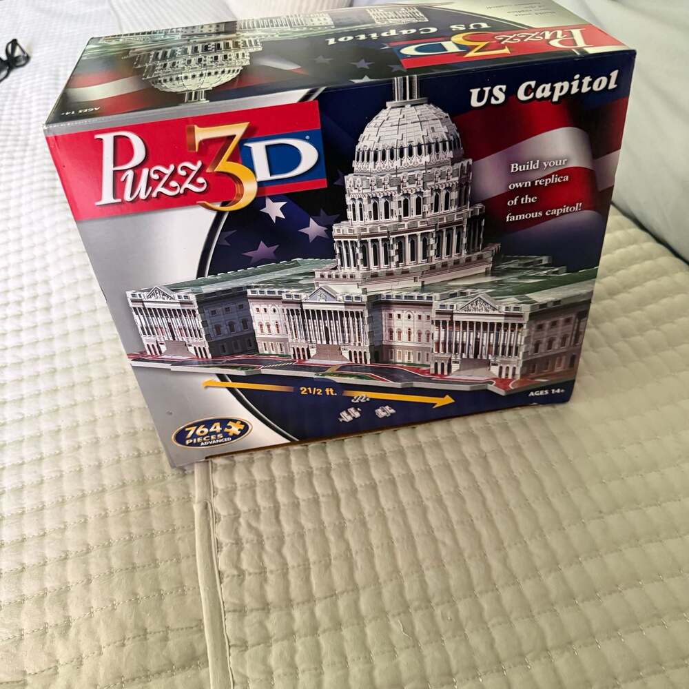Puzz 3D US Capitol 764 Piece Advanced Puzzle